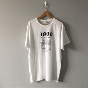 1800 Tequila Coconut Skull Tee Large